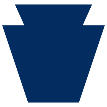 File:Pennsylvanian Keystone Symbol (dark blue).svg