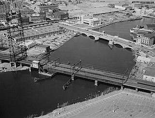 Pequonnock River Railroad Bridge Bridge in Grand Street, Bridgeport