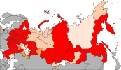 Ethnic groups in Russia with a population of over 1 million according to the 2010 census.