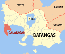 Kaart van Calatagan