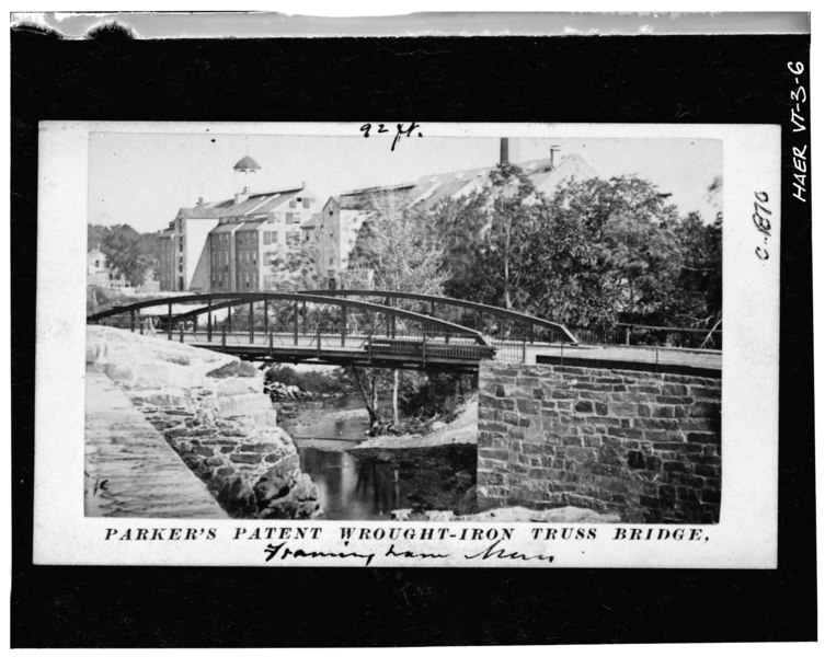 File:Photocopy of photograph (Original print in possession of the Division of Mechanical and Civil Engineering, Smithsonian Institute) SIMILAR BRIDGE IN FRAMINGHAM MASSACHUSETTS - Elm HAER VT,14-WOOD,8-6.tif