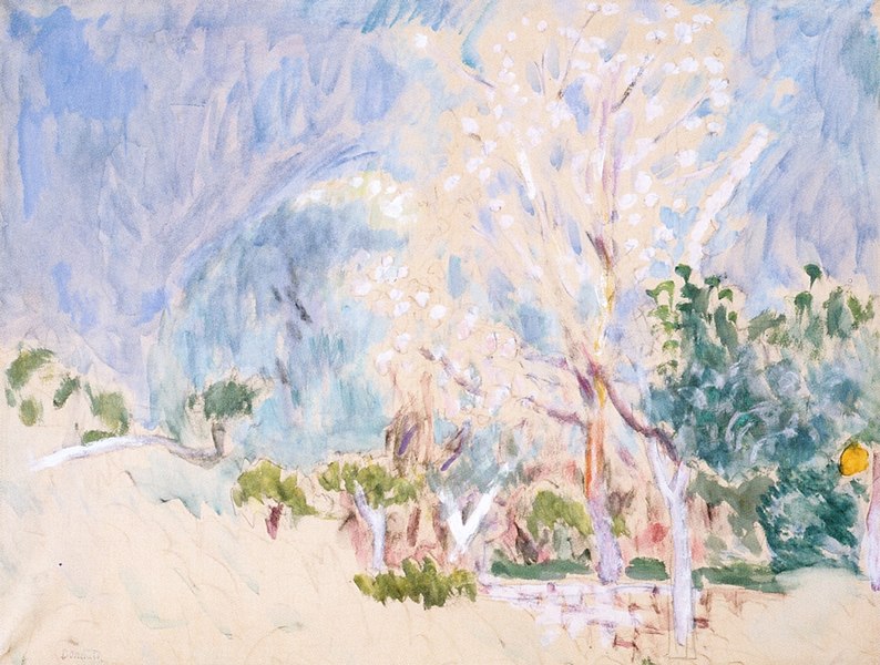 File:Pierre Bonnard Landscape of Cannet, White Trees 1940.jpg