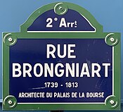 Plaque Rue Brongniart - Paris II (FR75) - 2021-06-12 - 1.jpg