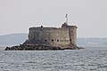 Le château du Taureau en baie de Morlaix.