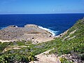 La pointe vue du chemin de randonnée