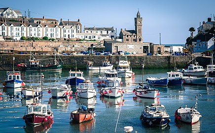 Porthleven Harbour, Corwnall, UK