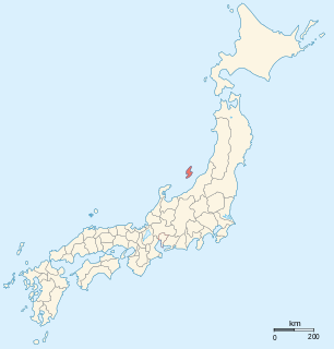 <span class="mw-page-title-main">Sado Province</span> Former province of Japan