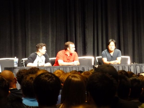 Desmond Dolly, Matt Arnold, and Freddie Wong discussVGHS Season 2 at a panel at RTX 2013