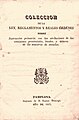 Recopilación de normas sobre la educación primaria. Último trabajo conocido de Ramón Domingo (1841)