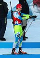 Čeština: Rok Tršan ze Slovinska před sprintem mužů na Světovém poháru 2014-15 v Novém Městě na Moravě English: Rok Tršan at Biathlon World Cup 2015 in Nové Město, Czech Republic – sprint men