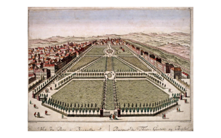 View of Brussels Park, coloured etching engraved by J.B. Probst after A. Rooland, c. 1775–1800