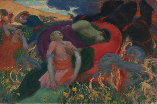 Răpirea Persefonei (1913) de Rupert Bunny