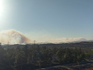 <span class="mw-page-title-main">Rye Fire</span> 2017 wildfire in Southern California