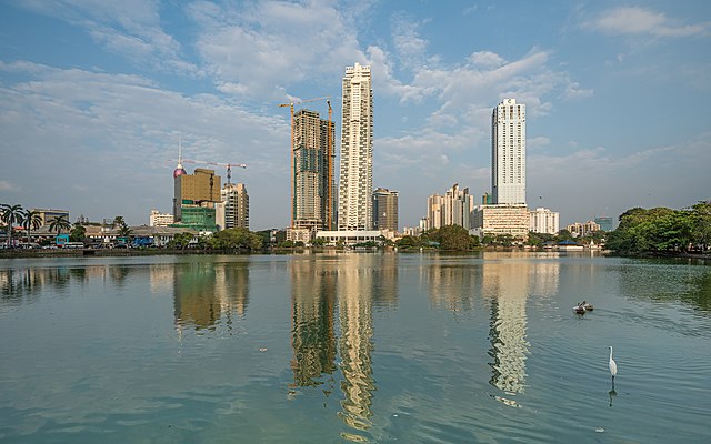 Der Beira Lake befindet sich im Herzen von Colombo.