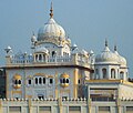 Image 29The Samadhi of Ranjit Singh is located in Lahore, Pakistan, adjacent to the iconic Badshahi Mosque (from Sikh Empire)