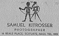 Samuel Kitrosser studio stamp