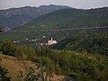 Italiano: Il Santuario di Nostra Signora delle Rocche a Molare, fotografato da Borgo Poggio (sp 205)
