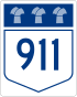 Autobahn 911 Schild