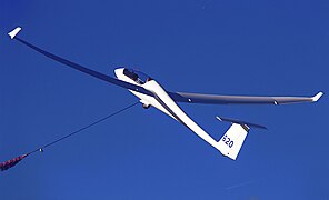 Sailplane winch launch