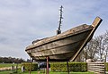 Boot voor museum door Pat van Boeckel. Locatie: Museum Schokland.