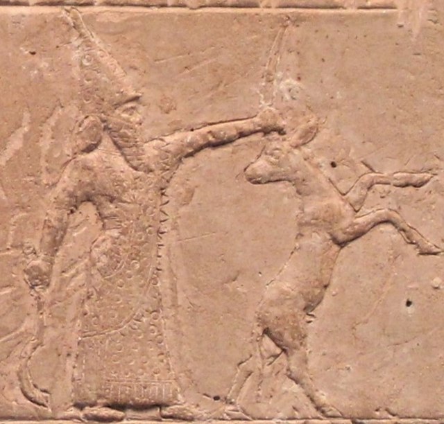 The Neo-Babylonian king Šamaš-šuma-ukin, whose revolt against Assyria was supported by the Qedarites.