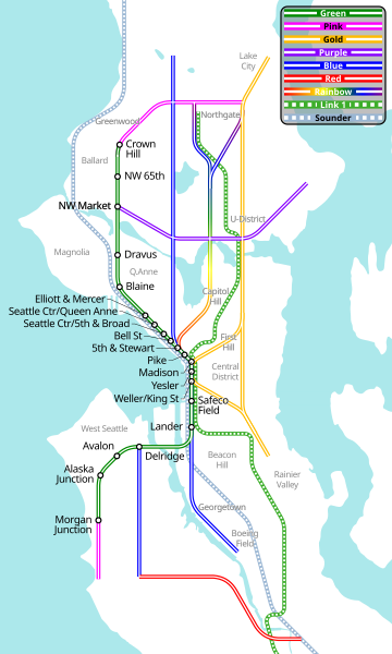 File:Seattle Monorail Project map (2004).svg