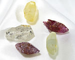 Several corundum crystals.jpg