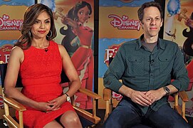 Editor Silvia Cardenas Olivas and producer Craig Gerber of Elena of Avalor