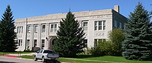 Sioux County Courthouse, gelistet im NRHP Nr. 90000963