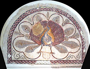 mosaïque du Paon