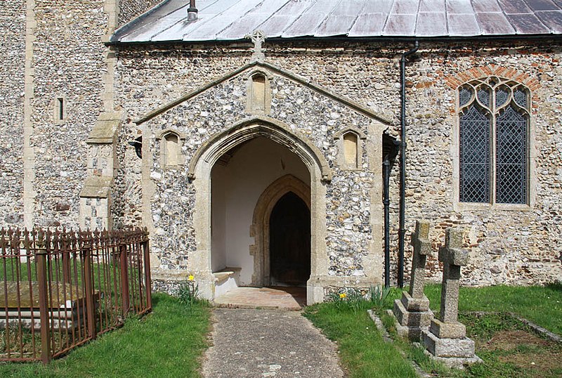 File:St Helen, Gateley, Norfolk - Porch - geograph.org.uk - 1812932.jpg