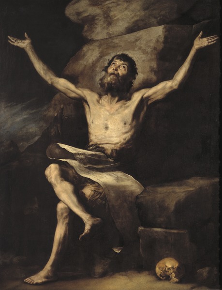 Paul the Hermit, by Jusepe de Ribera (1644)