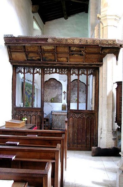 File:St Peter and St Paul, Church Hanborough, Oxon - Screen - geograph.org.uk - 1631466.jpg