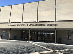 Stabler Arena, a 6,200 capacity indoor arena in Bethlehem, 2018 Stabler Arena Exterior.jpg