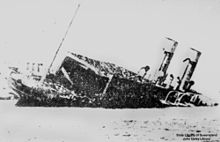 HMS Ben-my-Chree sinking