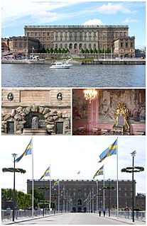 <span class="mw-page-title-main">Stockholm Palace</span> Official residence of the Swedish monarch