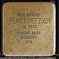 * Nomination Stumbling block dedicated to Helmut Metzger --F. Riedelio 16:17, 1 July 2023 (UTC) * Promotion  Support Good quality. --Ermell 22:17, 1 July 2023 (UTC)