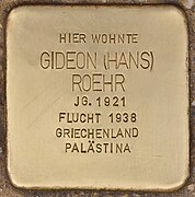 Stolperstein für Gideon Roehr 2 (Leoben).jpg