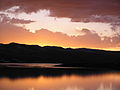 Strawberry Reservoir at sunset