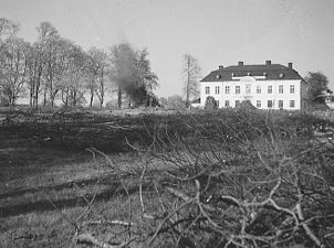 Sturehovs park under restaureringen, 1957.