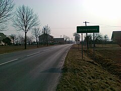 Droga nr 254 w Szczepanowie