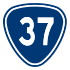 Provincial Highway 37 shield}}