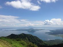 View of Taal Lake and Volcano from Tagaytay