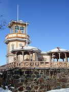 Observatorium tua di Linnansaari. Dibangun pada tahun 1875 di atas reruntuhan Kastil Oulu