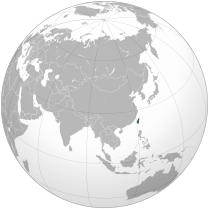 Taiwan (orthographic projection).svg