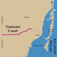 Path of the canal Tamiami Canal.png