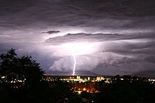A thunderstorm in Tamworth, New South Wales, Australia Tamworth Storm 15th Feb 2006 a.sized.jpg