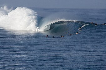 Teahupoo auf Tahiti