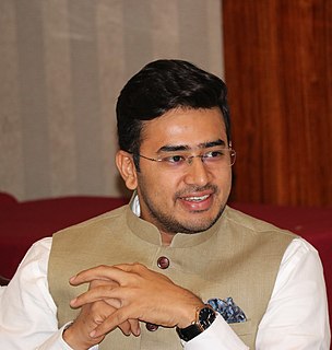 Tejasvi Surya Member of Lok Sabha from Bangalore South