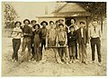 Рабочие-стекольники, Индиана (США), 1908 год
